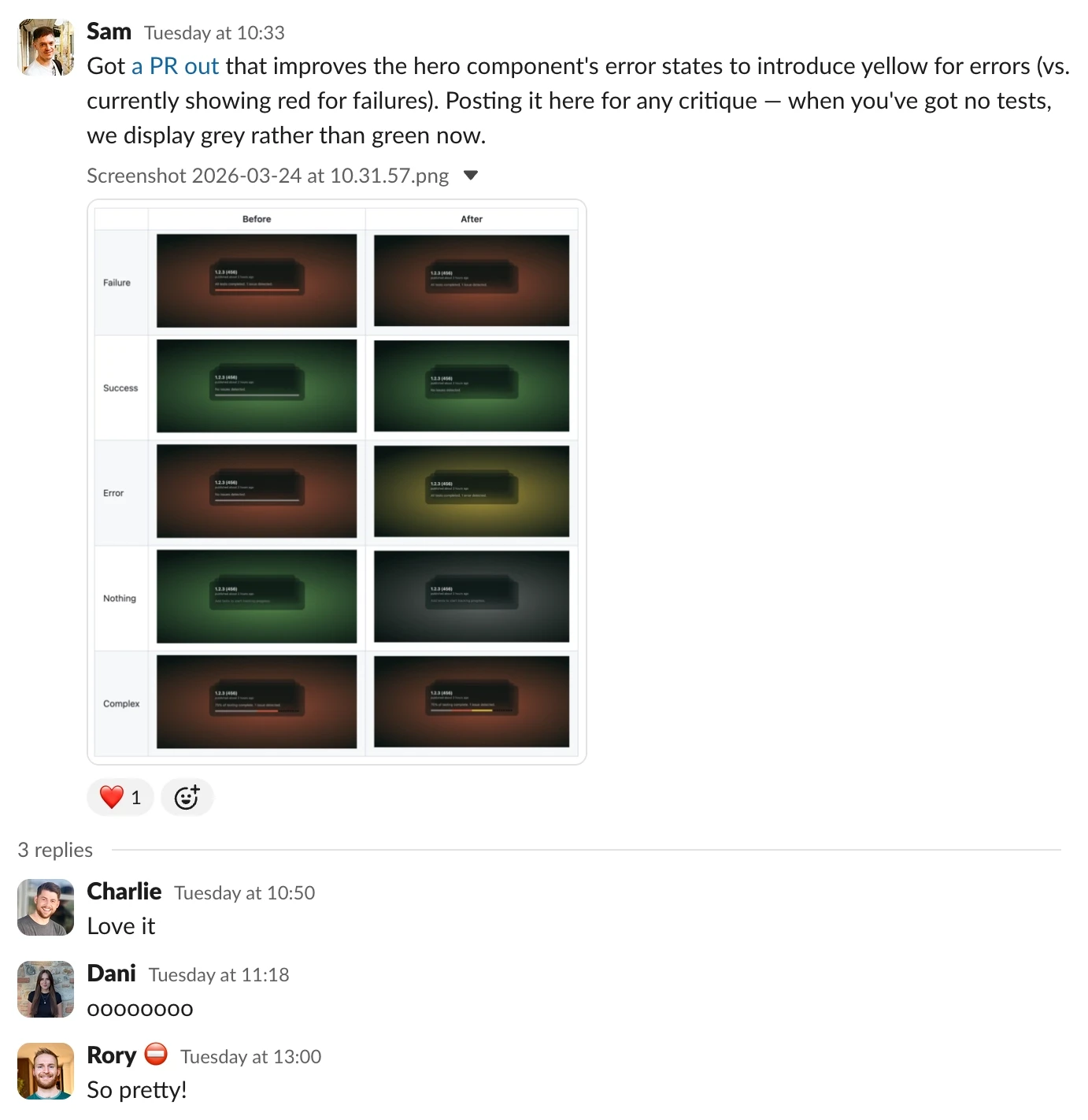 Design reviews are a (usually non-contact) team sport.